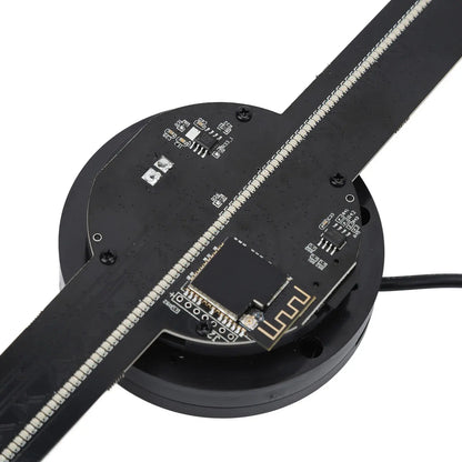 Close-up of a electronic component with printed circuit board on a white background