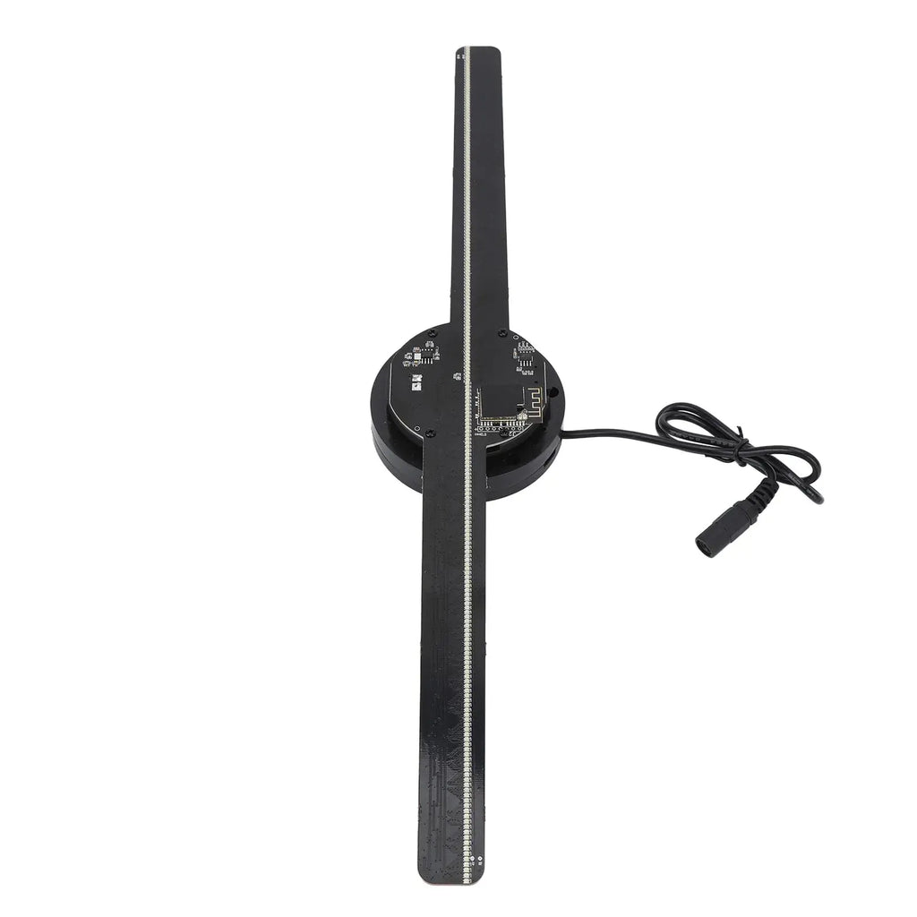 Black electronic device with two antennas on a white background