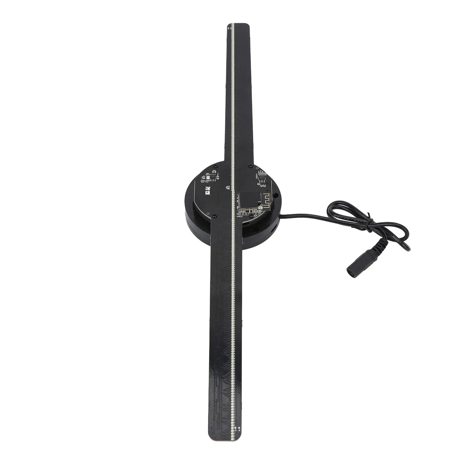 Black electronic device with two antennas on a white background